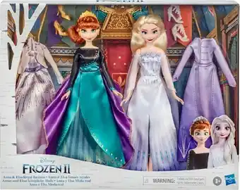 Myer Disney Frozen II Anna & Elsa Royal Fashion Doll Set offer