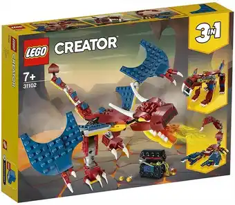 Kmart LEGO Creator Fire Dragon - 31102 offer