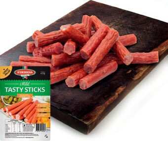 IGA D’Orsogna Mild or Hot & Spicy Tasty Sticks 400g offer