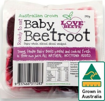 IGA Love Beets Baby Beetroot 250g offer