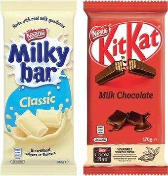 IGA Nestlé Chocolate Blocks 118-200g Selected Varieties offer