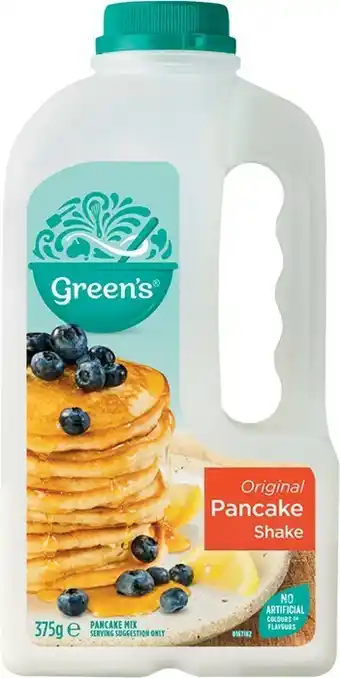 IGA Green’s Original Pancake Shake 375g offer