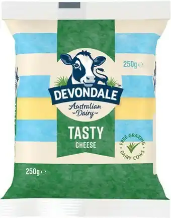 IGA Devondale Tasty or Colby Block Cheese 250g offer