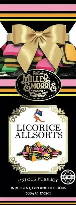 Miller & Morris Licorice Allsorts 500g