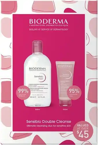 Priceline Bioderma Sensibio Double Cleanse Pack offer