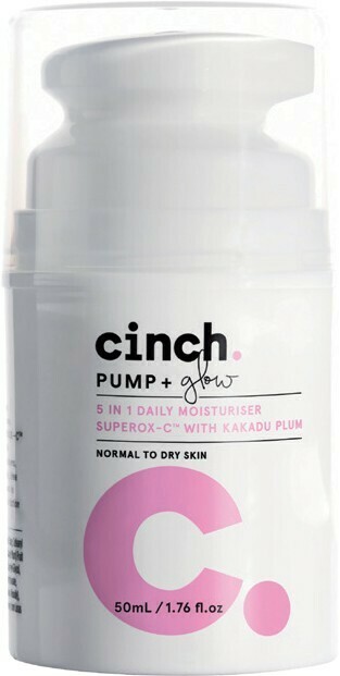 Cinch Pump + Glow 5 in 1 Daily Moisturiser 50mL