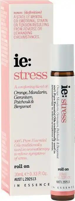 Priceline In Essence ie: Stress Roll On 10mL offer