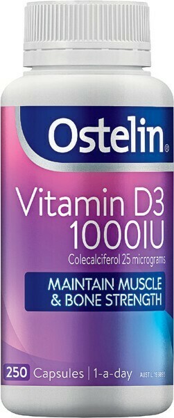 Priceline Ostelin Vitamin D3 1000IU 250 Capsules offer