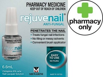 Priceline Rejuvenail Anti-fungal Nail Lacquer Solution 6.6mL offer