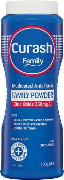 Priceline Curash Family Medicated Anti-Rash Family Powder 100g offer