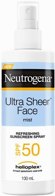 Priceline Neutrogena® Ultra Sheer Face Mist SPF50 100mL offer