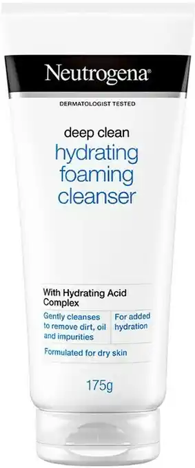 Priceline Neutrogena® Deep Clean Hydrating Foaming Cleanser 175g offer