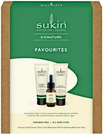 Priceline Sukin Signature Favourites Gift Set 3 Piece offer