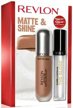 Priceline Revlon Matte & Shine Gift Set 2 Piece offer