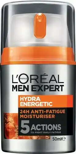 Priceline L'Oréal Paris Men Expert Hydra Energetic Moisturiser 50mL offer