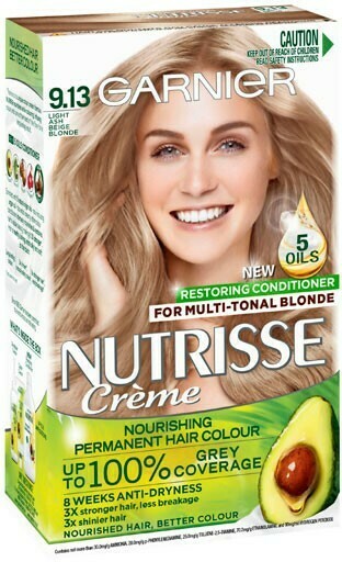 Priceline Garnier Nutrisse 9.13 Light Ash Beige Blonde 1 Pack offer