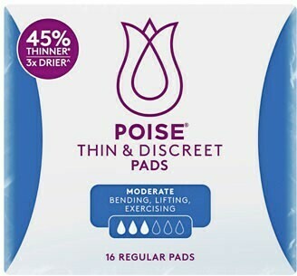 Priceline Poise Thin & Discreet Pads Regular 16 Pack offer