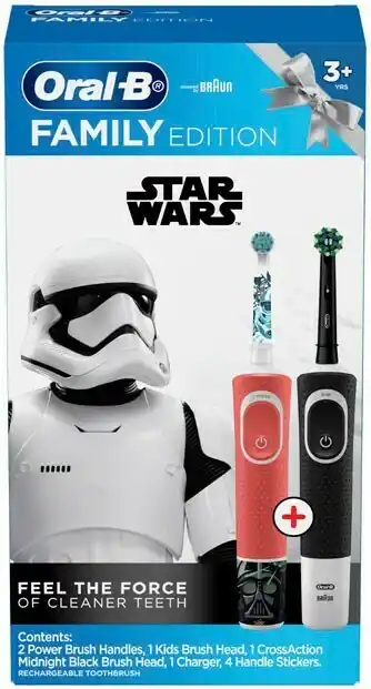 Priceline Oral-B Family Edition Start Wars Kids Electric Toothbrush offer