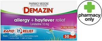 Priceline Demazin® Allergy + Hayfever Relief 30 Tablets offer