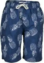 Anaconda Cape Youth Boys Big Pineapple Print Shorts offer