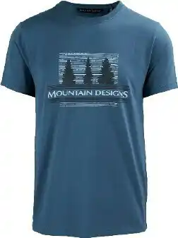 Mountain Designs Men’s Heritage Blue Tee