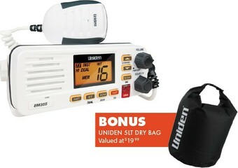 BCF Uniden UM355VHF Marine Radio offer