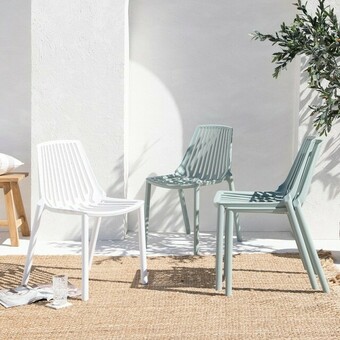 Pillow Talk Devon Outdoor Chair by Habitat offer
