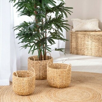 Pillow Talk Noah Round Basket by Habitat offer