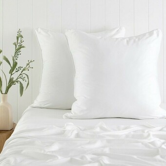Pillow Talk 400 Thread Count Bamboo Cotton European Pillowcase by Habitat offer