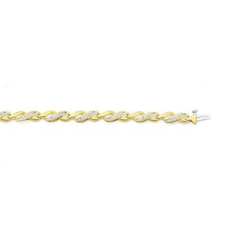 Angus & Coote 9ct Gold Diamond Infinity Bracelet offer