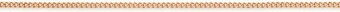 Angus & Coote 9ct Rose Gold 45cm Solid Curb Chain offer