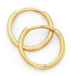 Goldmark 9ct Gold 1.5x9mm Fine Polished Huggie Earrings offer