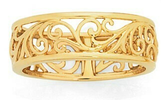 Goldmark 9ct Gold Filigree Dress Ring offer