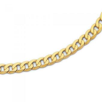 Goldmark 9ct Gold 55cm Solid Curb Gents Chain offer