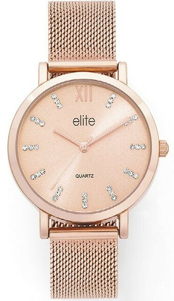 Goldmark Elite Ladies Rose Tone Watch offer