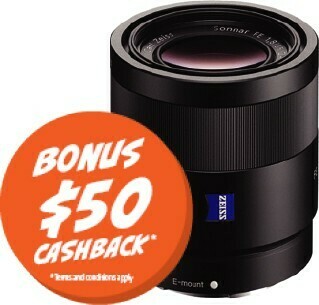 Camera House Sony 55mm f1.8 Zeiss Portrait Lens offer