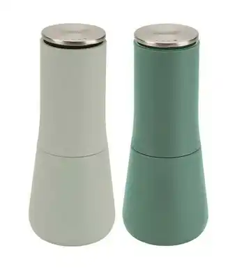 Joseph Joseph Milltop Salt and Pepper Mill Set in Sage