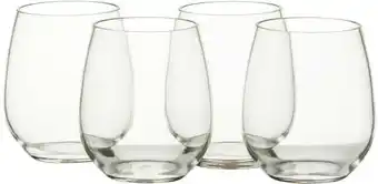Kitchen Warehouse Salisbury & Co Unbreakable Stemless Wine Glass 500ml Set of 4 offer