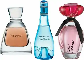 Vera Wang Signature For Her EDP 100mL, Davidoff Cool Water Woman EDT 100mL or Guess Girl EDT 100mL