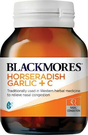 Pharmacist Advice Blackmores Horseradish Garlic + C 50 Tablets offer