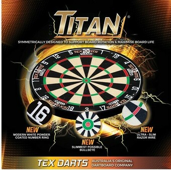 TEX Darts Titan Championship Dartboard