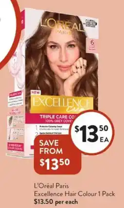 Foodworks L'Oréal Paris Excellence Hair Colour offer