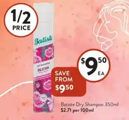 Foodworks Batiste Dry Shampoo offer