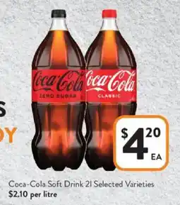 Foodworks Coca-Cola Soft Drink 21 offer