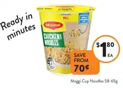 Foodworks Maggi Cup Noodles offer