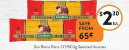 Foodworks San Remo Pasta offer