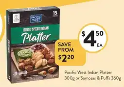 Foodworks Pacific West Indian Platter 300g or Samosas & Puffs 360g offer