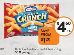 Foodworks Birds Eye Golden Crunch Chips offer