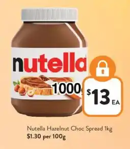 Nutella Hazelnut Choc Spread