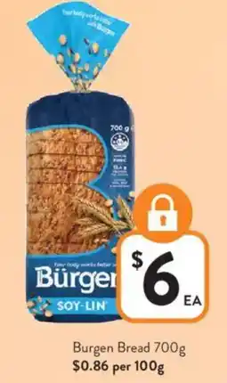 Foodworks Burgen Bread offer